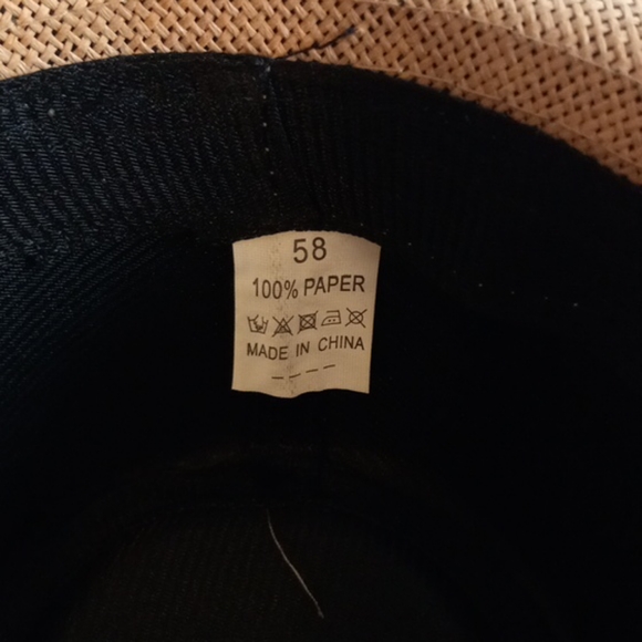 Paper straw Trilby hat - Picture 5 of 8